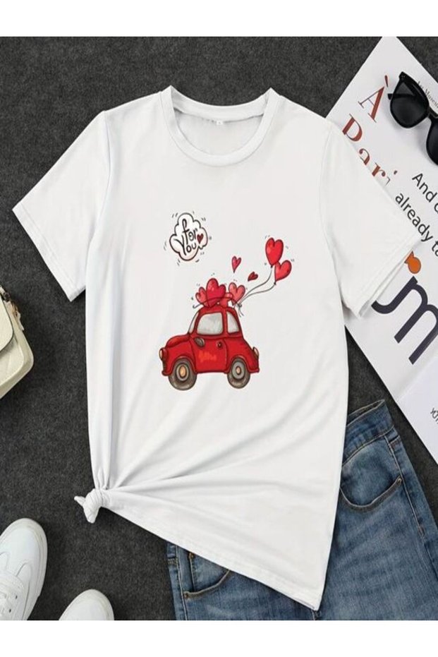 Unisex Oversize Printed Cotton T-Shirt – Relaxed Fit Casual Streetwear
