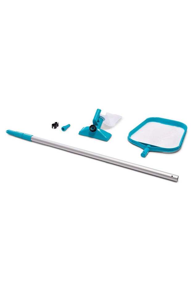 28002E Cleaning Maintenance Swimming Pool Kit with Vacuum, Surface Skimmer, Telescoping Pole