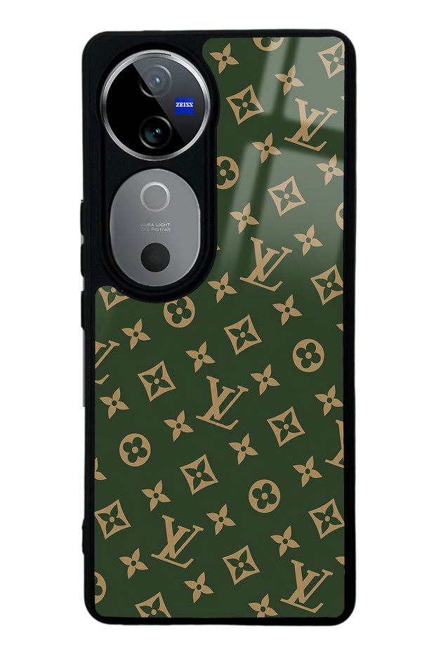 Vivo V40 Green Lv Design Glossy Phone Case