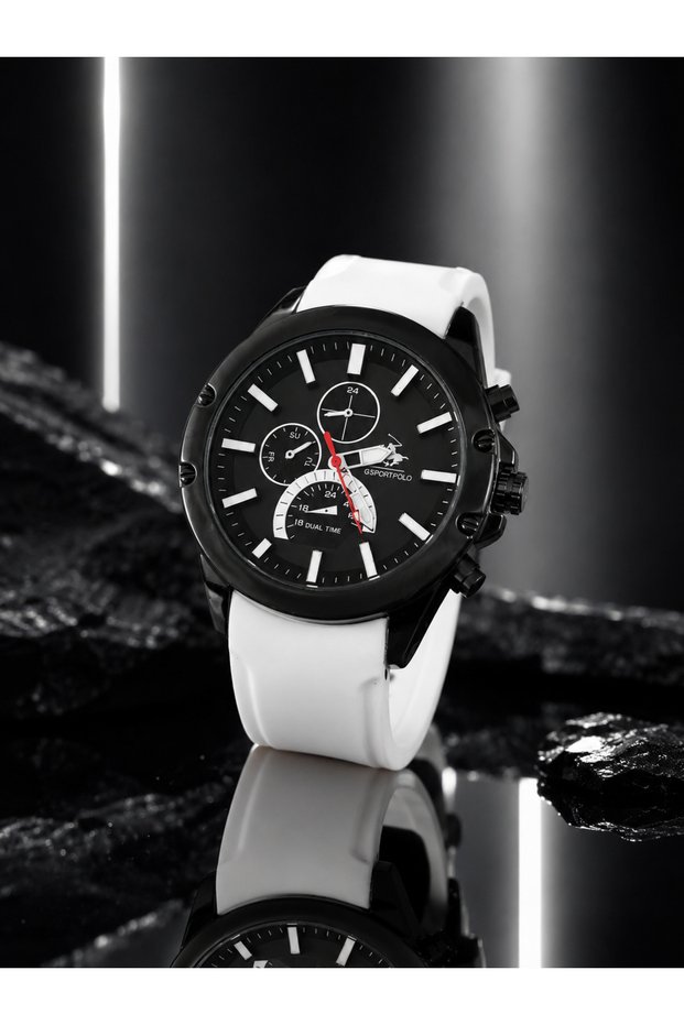 Sporty Silicone Cord Men's Wristwatch