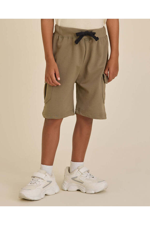 Boys Olive Active Shorts