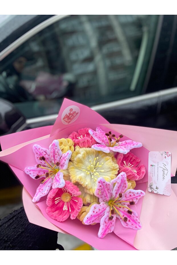 Mişaca- Pembe Sarı Tamtur buket
