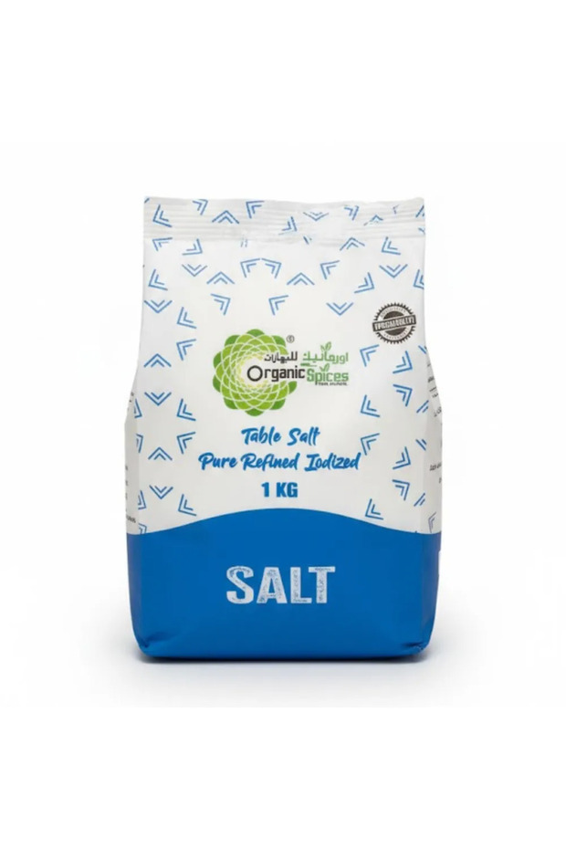 Pure Refined Iodized Table Salt- 1kg