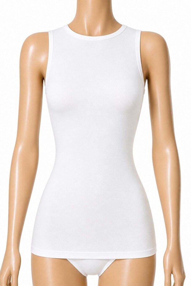 Lycra Zero Sleeve Women's Undershirt White 3-Pack