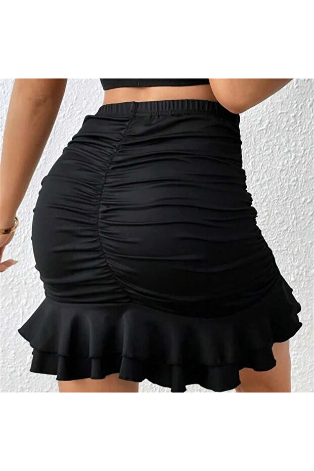 Ruffled Mini Skirt - 2