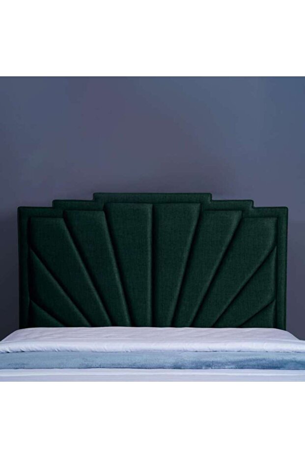 URANUS HEADBOARD CHANEL OLIVE GREEN L-180 : H-125 CM