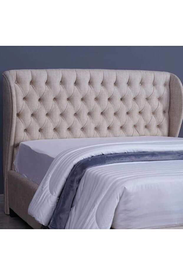 PLUTO HEADBOARD CHANEL BEIGE L-140 : H-125 CM