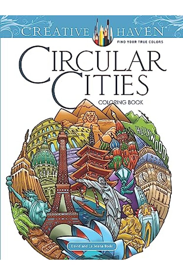 Creative Haven Circular Cities Coloring Book