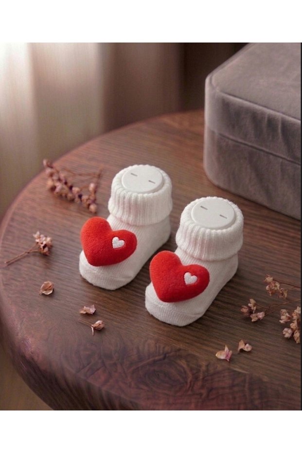 Baby Socks with Heart Accessories