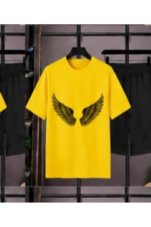 Unisex Oversize Shorts Set Short Sleeve T-Shirt Comfortable Fit Summer Casual Sports