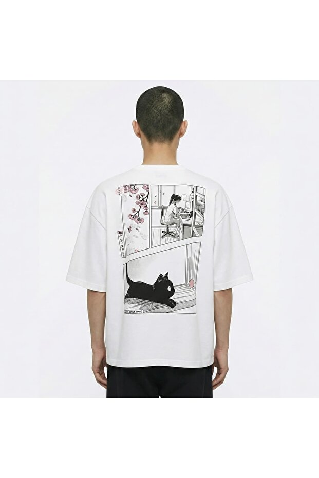 Tokyo Blossoms Boxy Fit Oversize Unisex T-Shirt