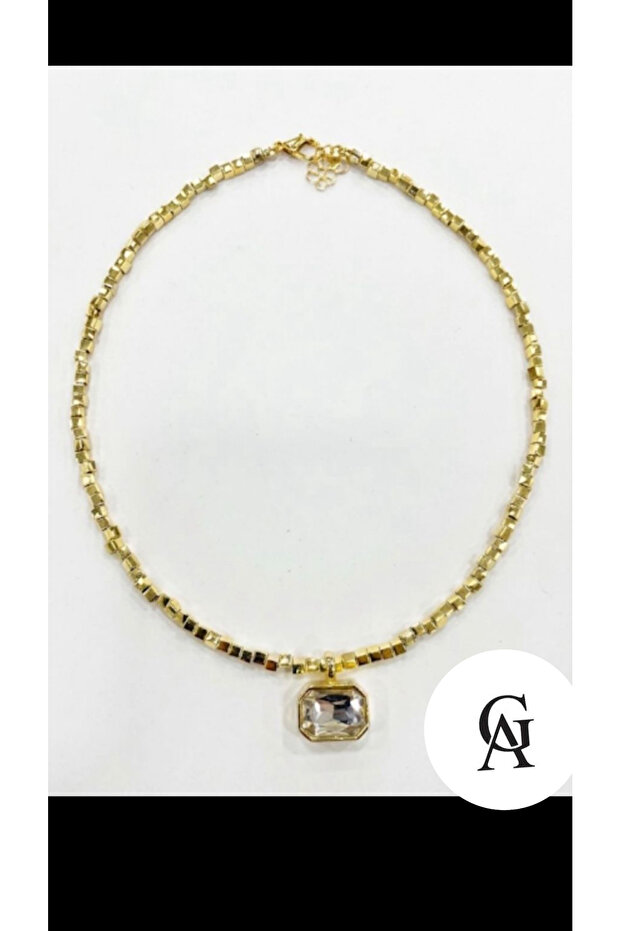 Plak Marquise Necklace