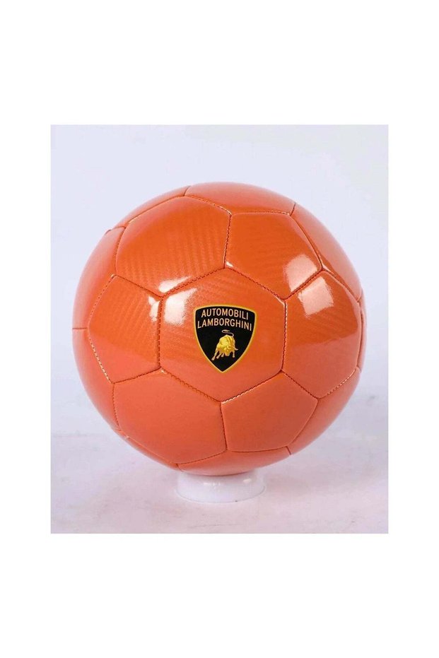 #5 Machine-Swing Pu Carbon Fiber Soccer Ball-Orange