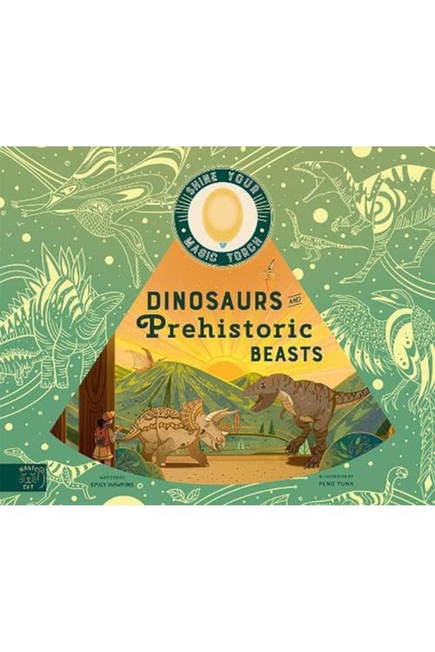 Dinosaurs And Prehistoric Beasts Includes Magic Torch Which Illuminates More Than 5 Dinosaurs And