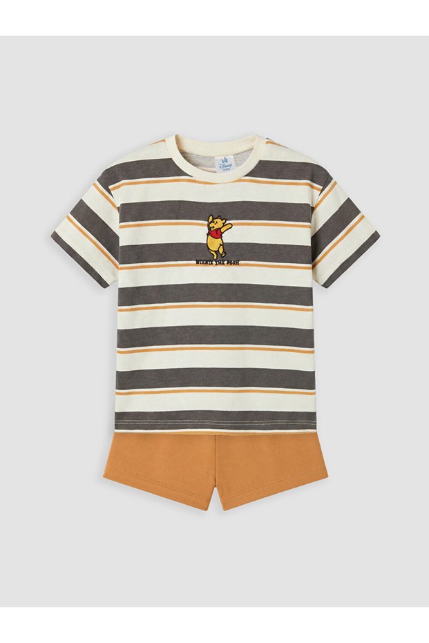 Winnie the Pooh Embroidered Baby Boy Suit for Style Enthusiasts from Uzg Store
