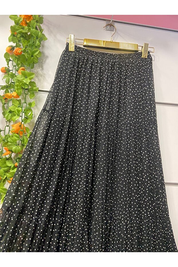 Patterned chiffon skirt lined - 3