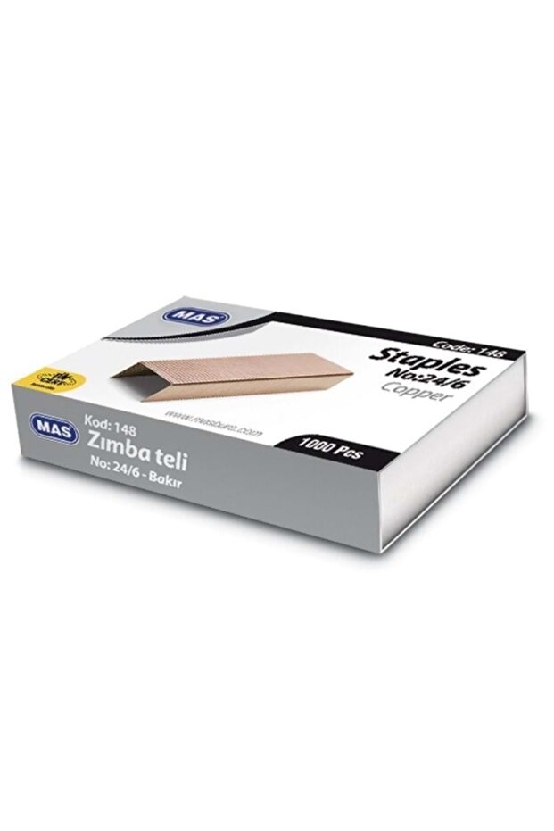Staple Wire 24/6 Yellow Copper - 2 Boxes