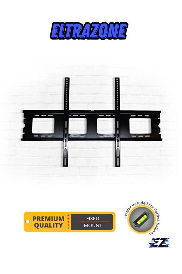 Heavy-Duty Fixed TV Wall Mount for 50”-120” Screens – VESA 900x800mm, 2.3mm Thickness, Sturdy Support for Large Flat Panel TVs Black