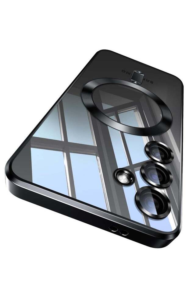 Magnetic Titanium Color Case for Samsung Galaxy S24 with Full Camera Protection & Strong N56 Magnets