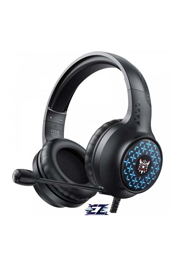 B60 Wireless Bluetooth Gaming Headset - Premium Audio, Noise-Canceling Mic, RGB LED, Black
