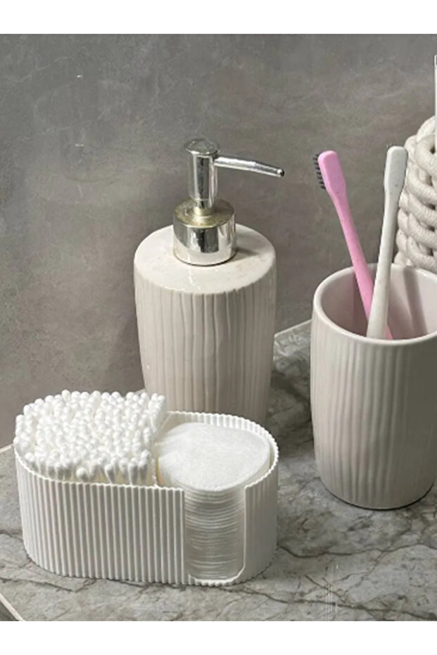 Ear Swabs and Cotton Organizer | Modern Bathroom Organizer | Cotton Swab and Earbud Storage Box