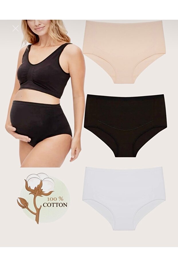 KADIN 3’LÜ PAKET HAMİLE KİLOT