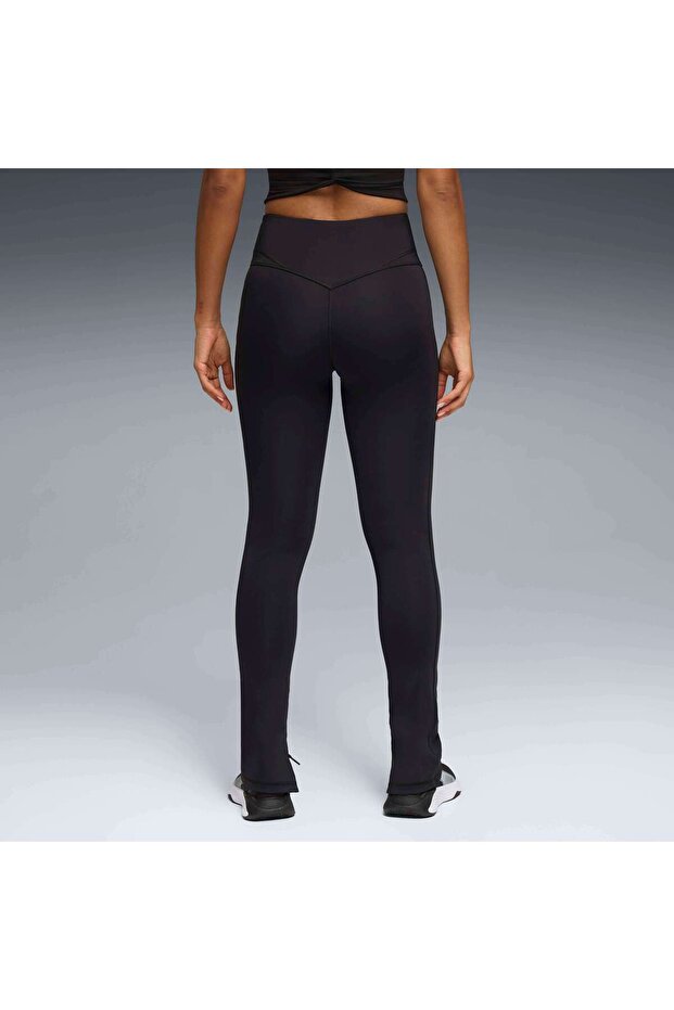 W SHAPE SPLIT TIGHT Siyah Kadın Tayt - 2