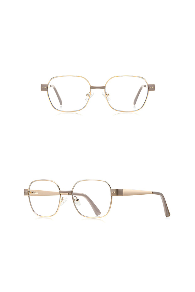 computer glasses, 3172, blue light protection, Rectangular, women, brown