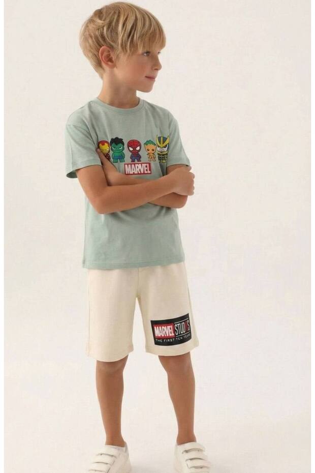 Boys' Cotton T-Shirt Shorts Set - Casual and Comfortable