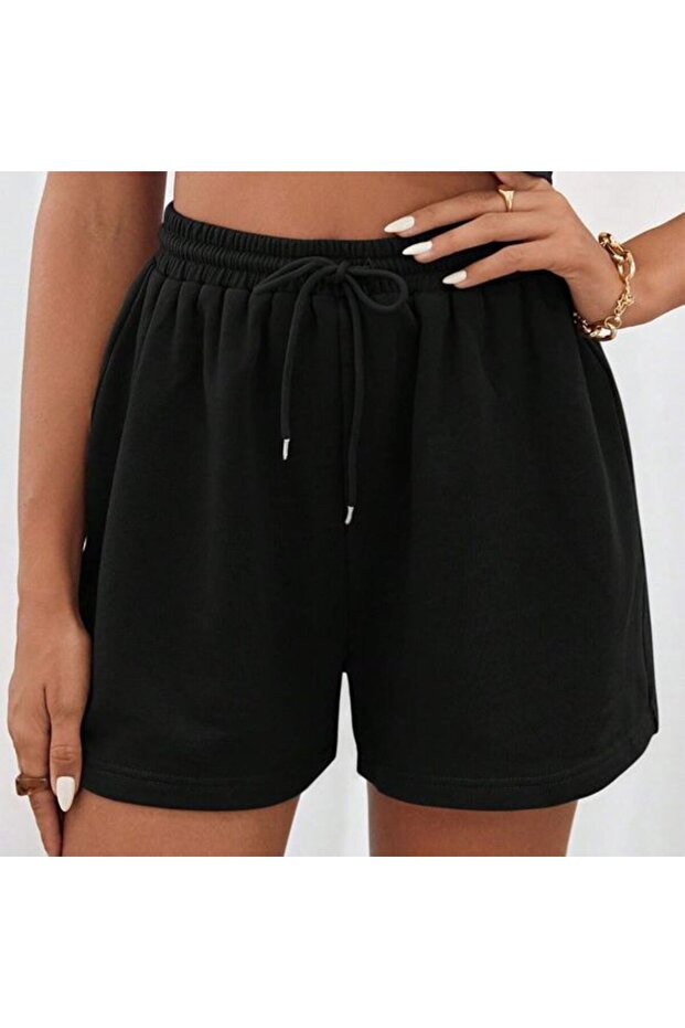 Summer Elastic Waist Plus Size Shorts