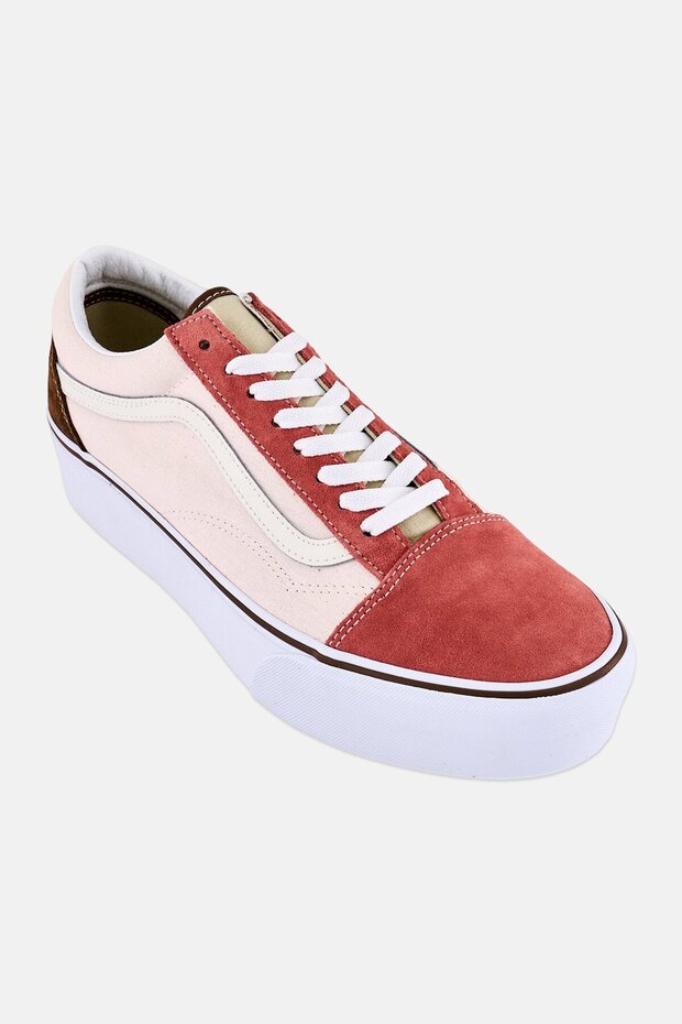 Men Old Skool Stackform Lace Up Tennis Shoes, Multicolor