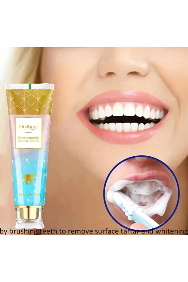 Nicotinamide Dazzle White Toothpaste – Advanced Whitening Care