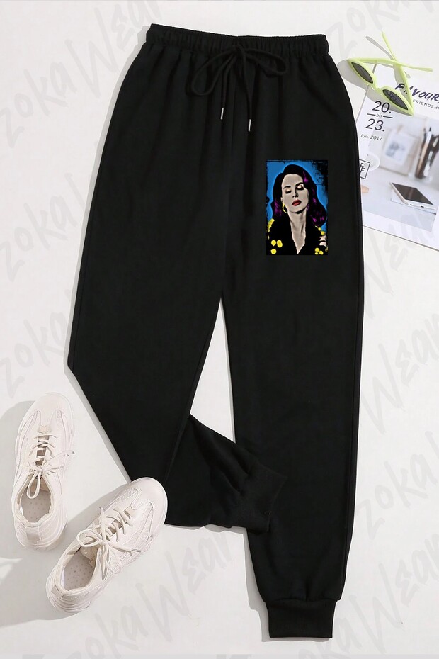 Unisex Lana Del Rey Custom Printed Sweatpants