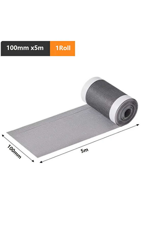 100mmx5m 1Roll 1Roll Self-Adhesive Floor Drain Stickers Cutable Shower Drain Hair Catcher Disposable