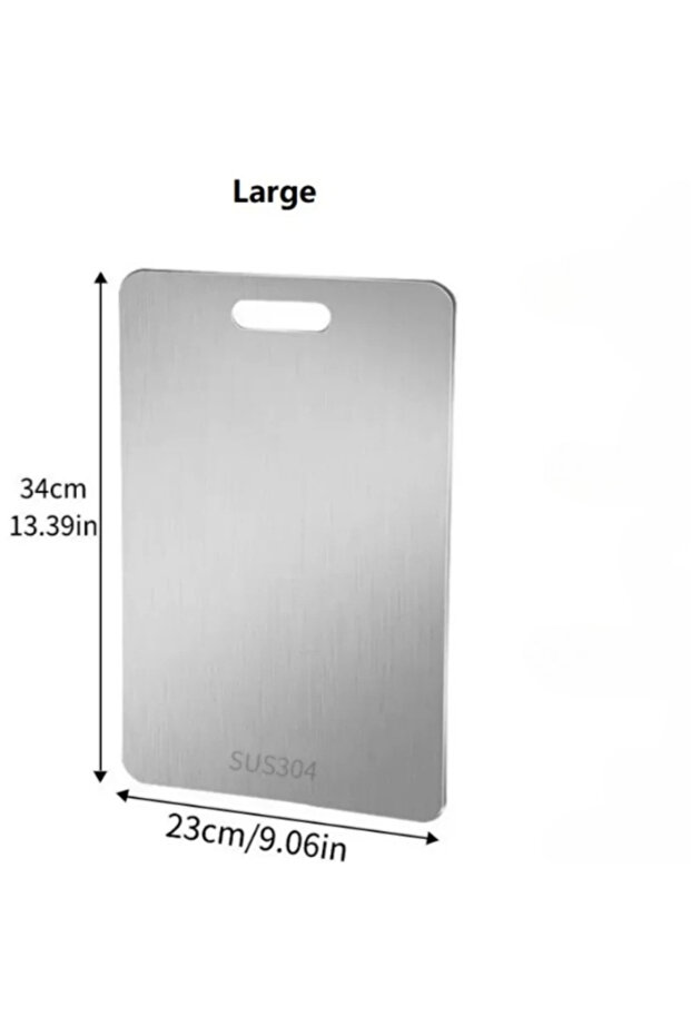 large Portable Double Sided Titanium Cutting Board – Food Grade for Kitchen, Chopping Meat & Fruits,