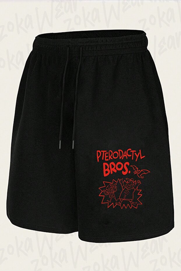 شورت مطبوع بتصميم Gravity Falls Pterodactyl Bros للجنسين