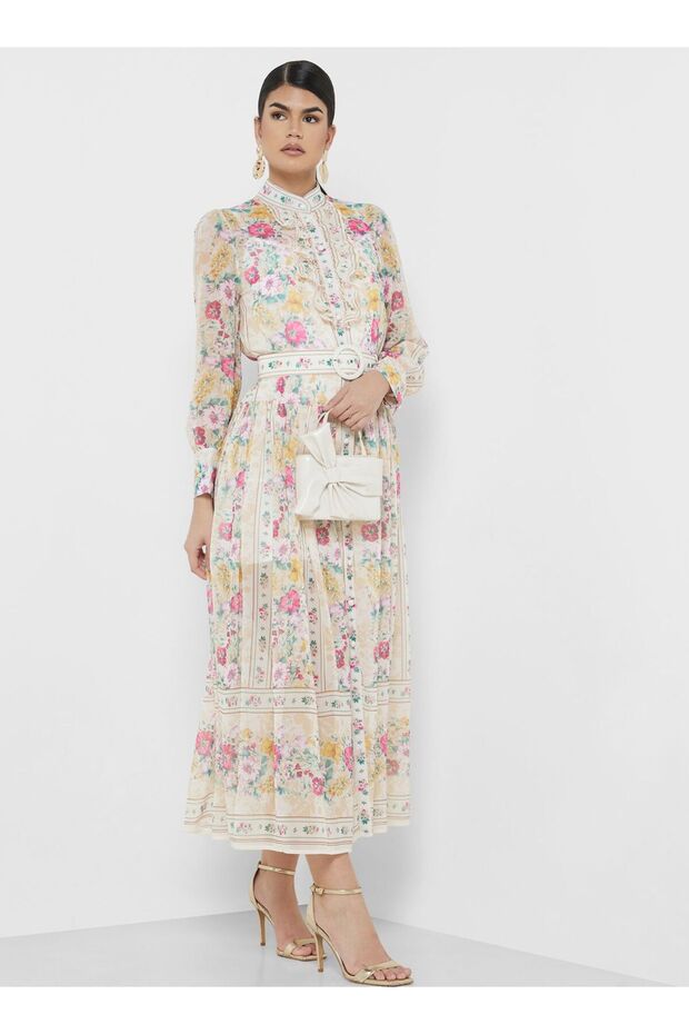 Floral Chiffon Dress