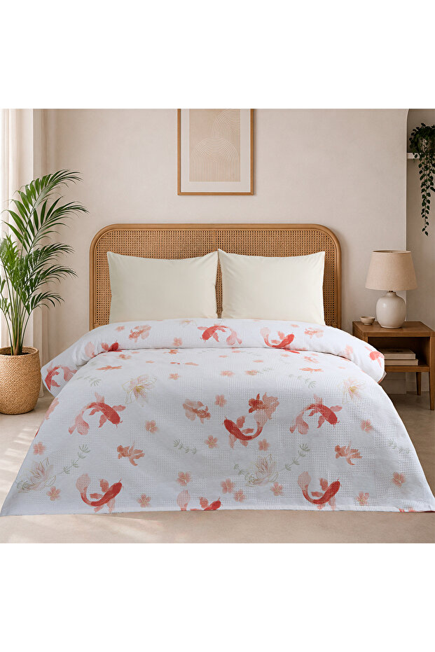 Zen Double Pique 100% Cotton White (1 Piece) 200X230 White