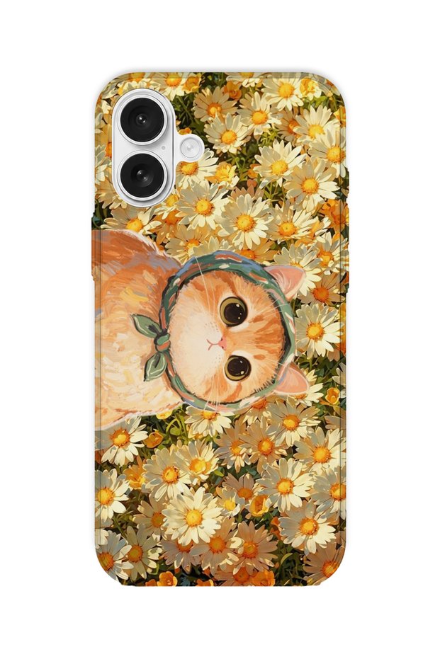 Printed Transparent Phone Case Compatible with iPhone 16 Plus |   Collection: Kawaii Cat