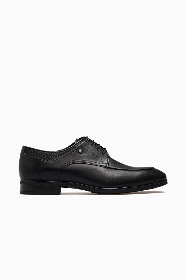 Men's Leather Classic Casual Shoes 26Y L5520 Black