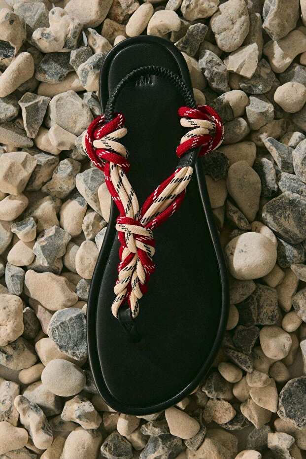 Knot-detail sandals