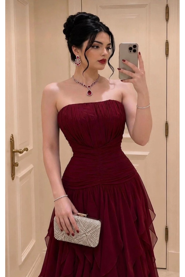 فستان سهرة طويل