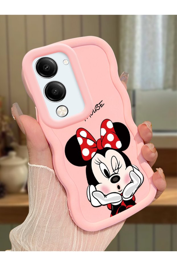 Vivo Y29S Compatible Case Camera Protector Pink Silicone Couple Phone Case Cute Pattern