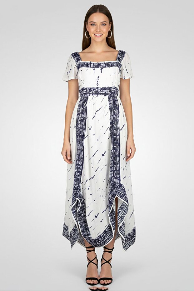 Women Allover Print Maxi Dress, Multicolor