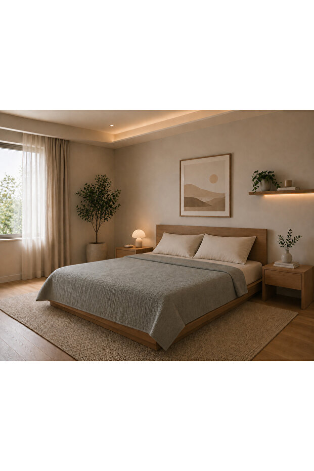 Daily 100% Cotton Muslin Pique 4 Layer Double Pique 200X220