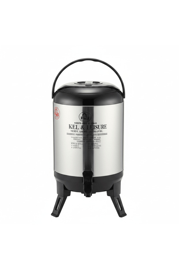 HB Stainless Steel Insulated Water Jug 8 L – Hot & Cold Beverage Dispenser
