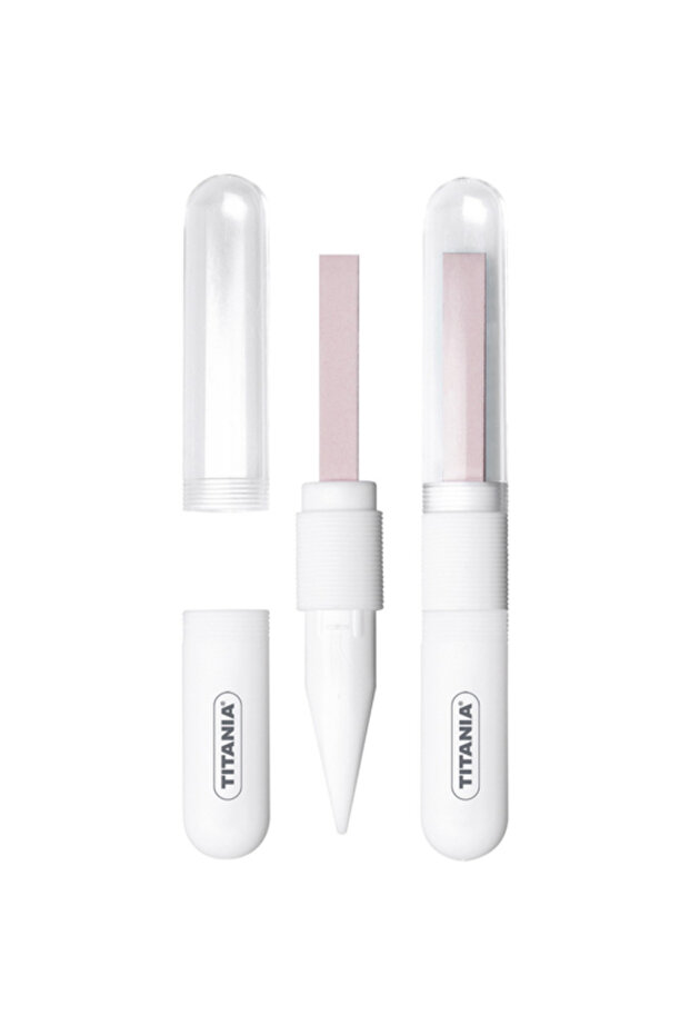 TitaniaCeramic Nail File Double Sided - 1 Pc-تيتانيا مبرد أظافر سيراميك بوجهين قطعة واحدة