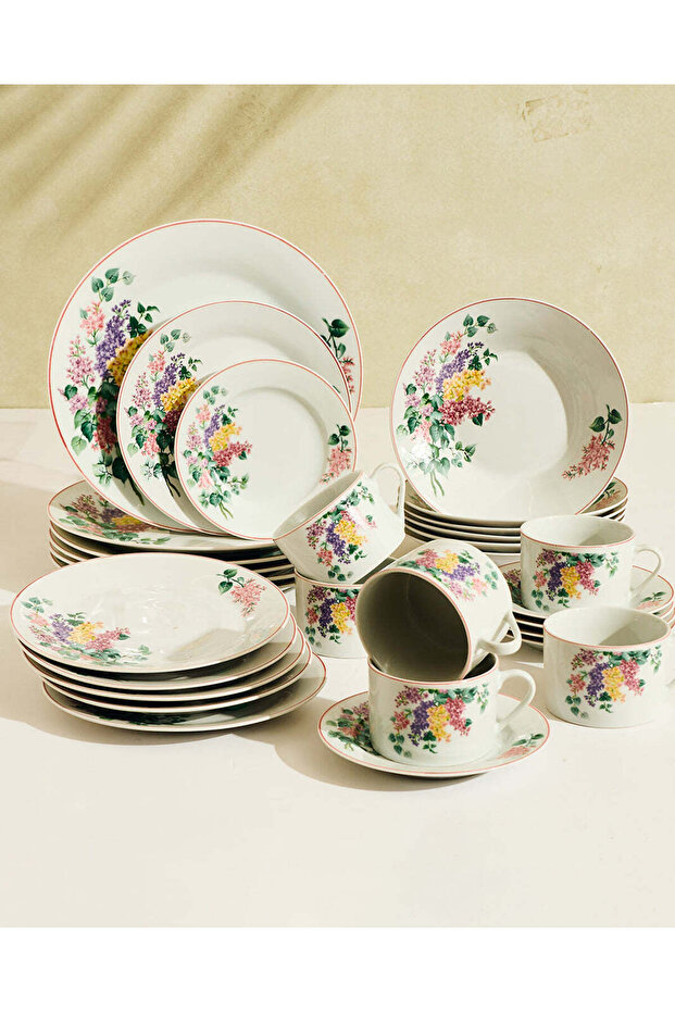 White Round Dinner Set (30 Piece) - 2