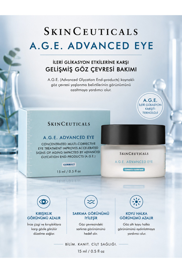 A.G.E. Advanced Eye 15 ml - Anti-Dark Circle Firming and Brightening Eye Cream