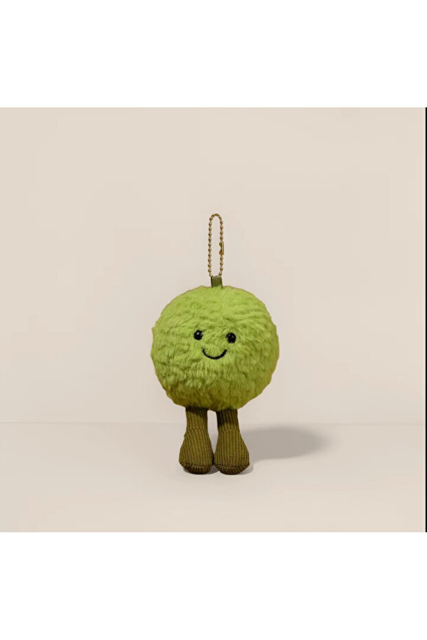 Cute Plush Vegetable Keychain and Bag Ornament Set Fun Cute Vegetable Figured Plush Toy Models Jellycat Style Soft Amigurumi Mini Mascot Gift Kids Bag Accessory